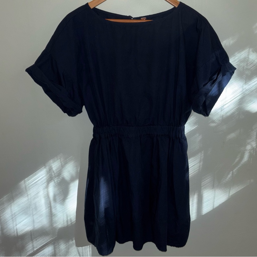 Navy Free People Full-Time Fun Mini Dress size XS - Picture 5 of 9